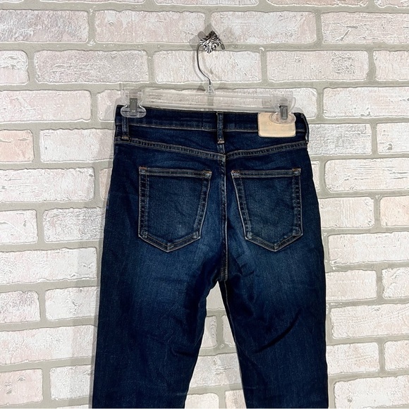 Everlane The High Rise Skinny Ankle Dark Wash Jeans Size 26 - Picture 9 of 12